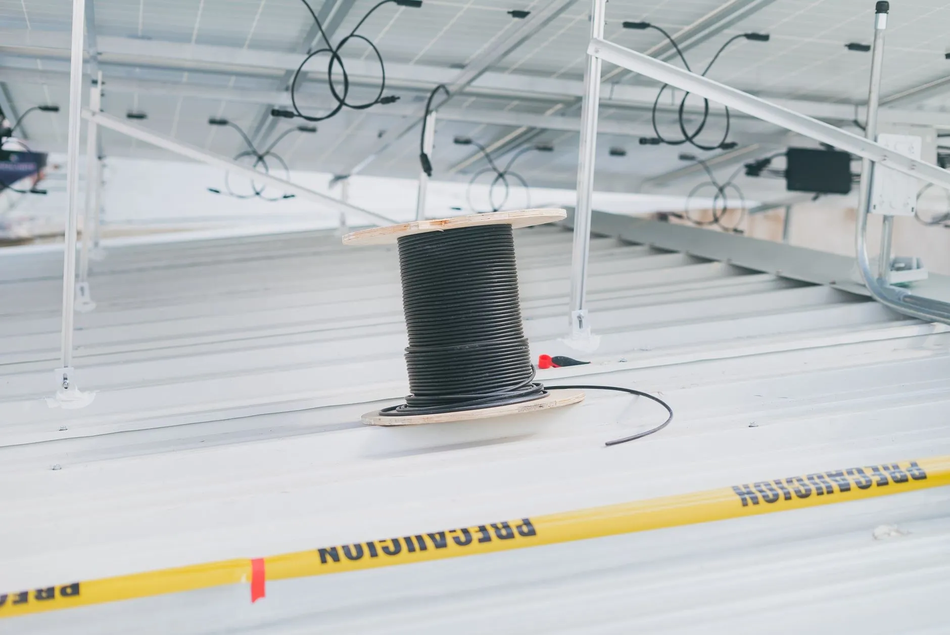 Long-run colour steel roofing
